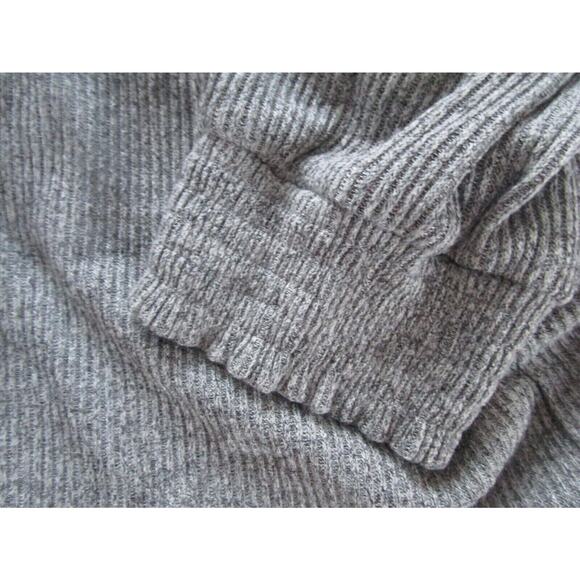 ECLAIR Cardigan Women's Open Front 3/4 Sleeve Size Medium Gray Hacci Knit NWT - Picture 3 of 4